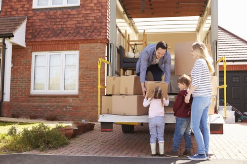 Local house removals team helping with a move in Uxbridge
