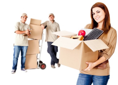 Packed moving boxes prepared for a home move in Uxbridge