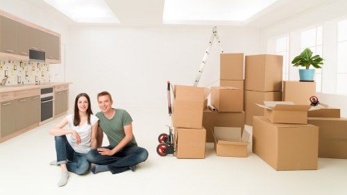 Professional movers handling a family house removal in Uxbridge